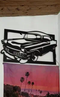 تابلو تزئینی فلزی lED