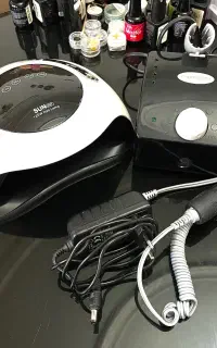 سوهان برقی ناخن marathon دستگاه uv sun و لاک ژل