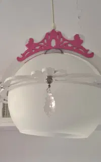 لوستر وچراغ خواب اتاق دخترانه