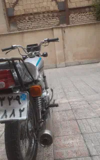 هوندا 125 پلاک ملی