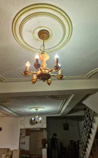 ۵ عدد لوستر طرح چوب ۶ شاخه