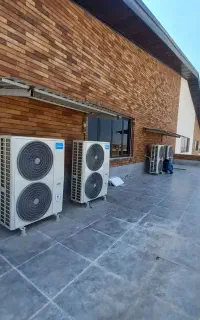 اجرای داکت اسپلیت و چیلر و سردخانه کانال