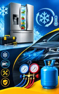 تعمیر یخچال و شارژ گاز ماشین