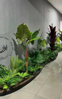 گیاه باکس/ فلاور باکس فانتزی/ باکس چوبی فلزی فایبر