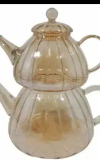 قوری کتری پیرکس اکبند طلایی نو