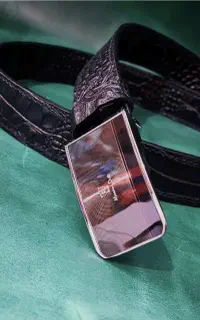 کمربند چرم طبیعی