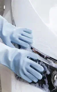 دستکش ظرفشویی اسکاچ دار سیلیکونی
