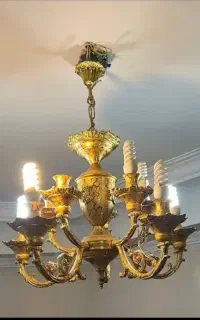 فروش لوستر خریدارلوستر برنجی در محل شما