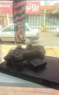 دستگاه بازی پلی استیشن ۲/فلشخور شده/با دسته و فلش