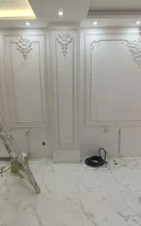 کناف.نقاشی ساختمان.ابزار گچبری پیش ساخته قابندی.