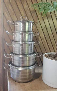قابلمه استیل ۱۰پارچه