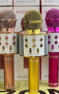 میکروفن اسپیکر دار بلوتوسی Ws858