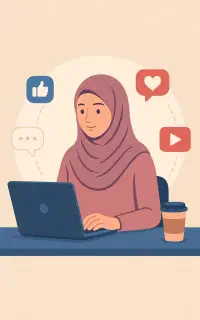 استخدام ادمین خانم فضای مجازی جهت تبلیغات