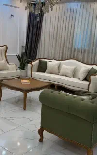 مبلمان با پارچه‌های قابل شستشو»//