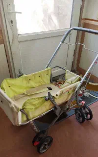 کالسکه بچه به همراه کریر