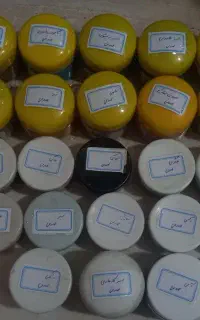 رزین قالب سیلیکونی رنگ پودری فلزی خمیری جوهری