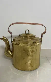 کتری ۶ونیم لیتری برنجی دستساز چکشی