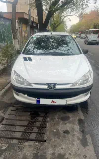 پژو ۲۰۶سفید تیپ ۳TU