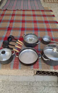 قابلمه نسوز ۵تیکه با ملاقه