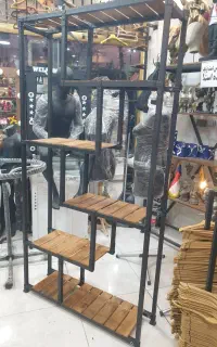 چالدار رخت اویز دار چوب لباسی پیشخوان قفسه