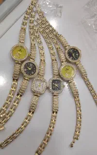 ساعت زنانه کد8461346 بند باز صفحه رنگی