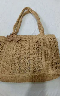 کیف رافیا هنرِدست.آستردار.حراجی