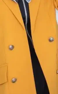 کت خردلی زنانه پیدا شده