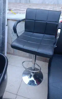 صندلی جکدار چرخشی دسته دار سالم
