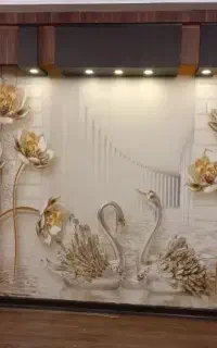 نصب حرفه ای کاغذدیواری در کیش