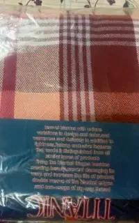 پتو دونفره رنگ کالباسی درر ابعاد 150cmدر 220cm