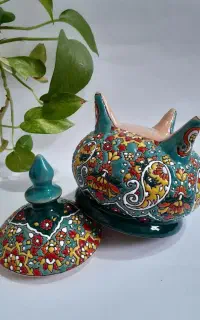 آموزش میناکاری روی سفال