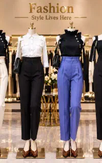 شلوارپارچه ای زنانه