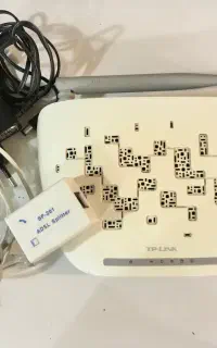 مدم TP-Link + سیم و اسپلیتر