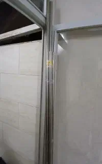 چوب پرده.  پنج،  استیل