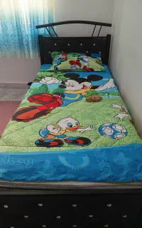 تخت یک نفره با تشک رویال