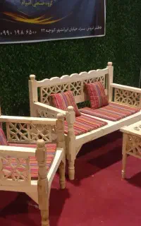 نیمکت چوبی سنتی .‌ اقساط ۴ ماهه