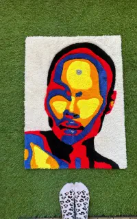 فرش و قالیچه نیمه دستبافت