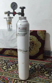 کپسول اکسیژن با مانومتر