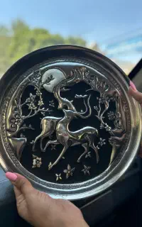 سینی قلم کاری مس