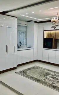 کابینت۱۶۸۰۰پاک چوب کمد دیواری۷۹۰۰کاغذ دیواری والTV