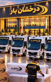 صفرتاصدبسته بندی تاچیدمان کامیون‌6متری درخشان بار