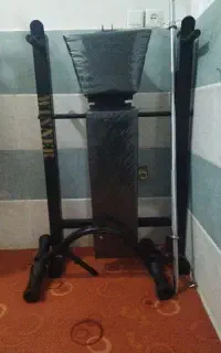 میز پرس به همراه وزنه