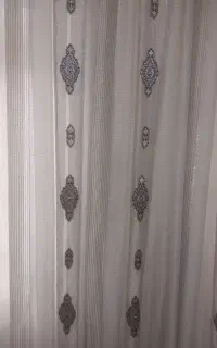 پرده پلیسه با آستری مخصوص پنجره 3 متری