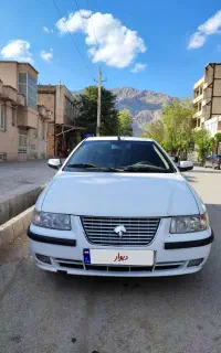 سمند سفید ال‌ایکس مدل 90 دوگانه