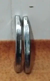 ۲ عدد دستگیره فلزی کمد اداری بایگانی  سالم و محکم
