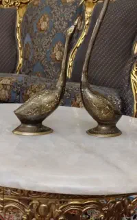 درنای عاشق و دلفین برنز