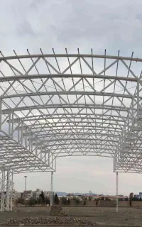 سوله خرپا سقف سبک شیبدار تولید و ساخت