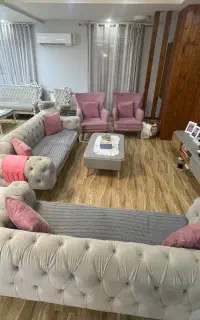 مبل ۸نفره چستر،پارچه ترک