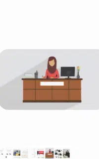 خانم منشی  شیفت عصر آموزشگاه زبان