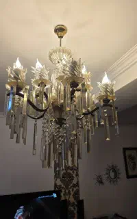 لوستر ۴ شاخه و لوستر کریستال